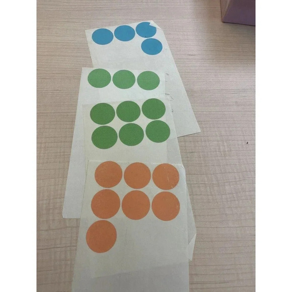 Wee Words Current Stationery Clowns Balloons Self-Mailers Vintage 6 pc in folder - Picture 6 of 6